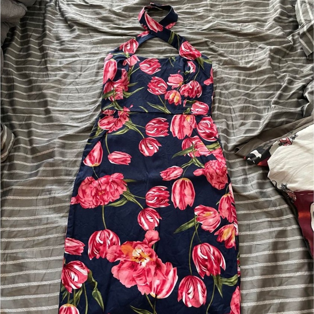 Unique vintage halter dress